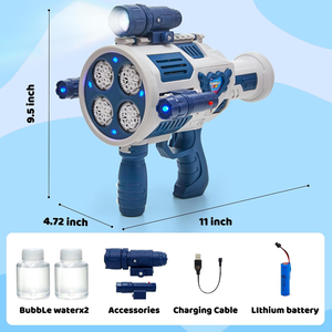 Machine à <span class=keywords><strong>bulles</strong></span> portable à main, rechargeable, automatique, avec lumières, pour enfants, pour mariages, jeux <span class=keywords><strong>de</strong></span> plage en extérieur - Product Image 4