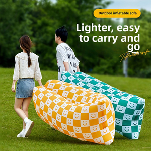 E-RIKE Ngoài Trời Tùy Chỉnh In Ấn <span class=keywords><strong>Inflatable</strong></span> Sofa Xách Tay Có Thể Gập Lại Ultralight Lạm Phát Nhanh Chóng Cắm Trại Không Khí Sofa - Product Image 5
