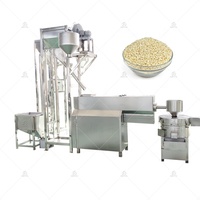 Ligne de production automatique de tahini SENYO, haute efficacité, 380V, haute capacité 200-1000kg/h, machine de broyage et de fabrication industrielle, en vente
