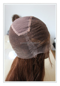 Peluca personalizada de cabello humano <span class=keywords><strong>para</strong></span> mujer, de piel fina, mono base - Product Image 3