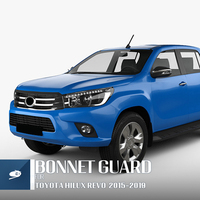 Mosso MOSUN — protection de capot avant, déflecteur de capot antibug, pour TOYOTA HILUX REVO 2015 — 2019