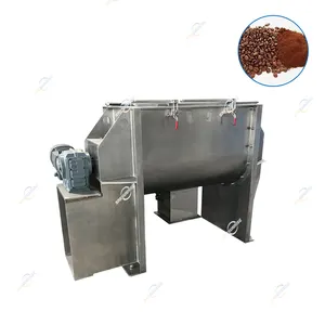 Mélangeur horizontal automatique de poudre de mélangeur de ruban de mélangeur sec de protéine d'alimentation animale de 500L 1000L