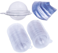 PVC D'ANIMAL FAMILIER En Plastique Transparent Blister À Clapet D'emballage De Bombe De Bain