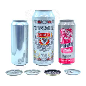 Venta al por mayor 180ml 250ml 330ml 500ml lata de cerveza Logo Color personalizado impreso vacío aluminio bebida cerveza refresco bebida energética lata para la venta