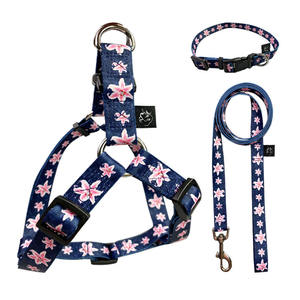 ชุดสายจูงสุนัขสำหรับสัตว์เลี้ยงขนาดเล็กกลาง,สายรัดสุนัขน่ารักแบบปรับได้ - Product Image 4