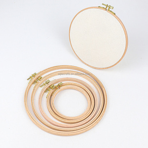 Telai da ricamo rotondi in legno per lavoretti fai da te, di varie dimensioni - Product Image 4