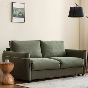 Canapé-<span class=keywords><strong>lit</strong></span> en tissu compact pour salon, pliable, double usage, multifonctionnel, moderne, avec <span class=keywords><strong>lit</strong></span> rétractable en bois – Approvisionnement direct usine - Product Image 1