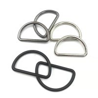 Vendite dirette di varie dimensioni di fibbie in lega alla moda, fibbie per cinture nere opache, accessori per borse - Product Image 3