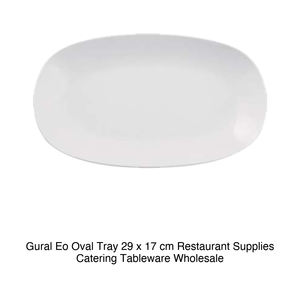 Eo Oval Serving <b>Platter</b> 29 × 17 cm Gural -6- Eo29Ky00 - Product Image 2