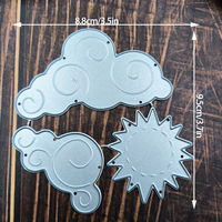 Nuovo taglio metallo muore stampo Scrapbooking invito decorazione Aun Cloud Scrapbooking taglio muore