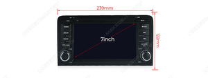 MEKEDE Pantalla de <span class=keywords><strong>Audio</strong></span> para Auto, Pantalla para Coche, Carplay, Multimedia, DVD, Navegación para Audi A3 2003-2012 - Product Image 6