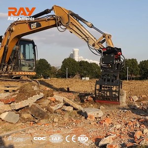 Pinza Hidráulica Profesional de Alta Resistencia para Demolición y Clasificación, 4 Acopladores Intercambiables, Motor, Compatibilidad con Excavadoras de 1-30t, <span class=keywords><strong>RAY</strong></span> - Product Image 2