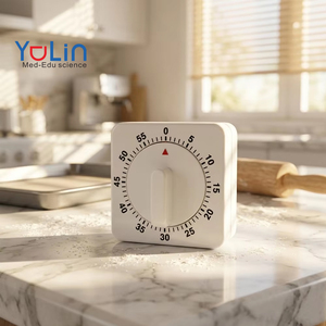 Timer Meccanico da 60 Minuti con Conto alla Rovescia e Allarme, Utilizzato dai <span class=keywords><strong>Matematici</strong></span> - Product Image 1