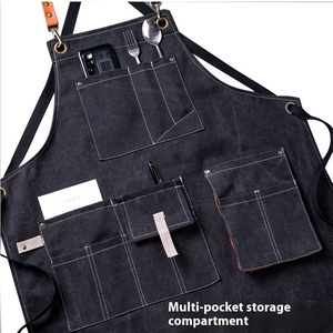 Bán buôn cho Amazon tùy chỉnh dày bông vải BIB Tạp dề handmade tóc Cắt vườn hoa gốm bên - Product Image 3