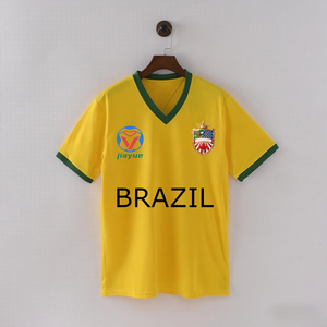 <span class=keywords><strong>Camiseta</strong></span> de Fútbol Retro Personalizada al por Mayor JY, Ropa Deportiva de Fútbol de Poliéster Personalizada Samba, <span class=keywords><strong>Camiseta</strong></span> de Fútbol Polo Vintage - Product Image 3