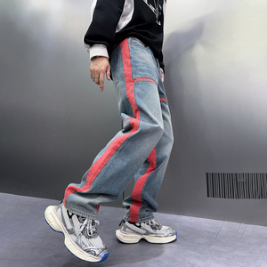 <span class=keywords><strong>Jeans</strong></span> elasticizzati con vestibilità regolare da <span class=keywords><strong>uomo</strong></span> Hip Hop personalizzati - Product Image 2