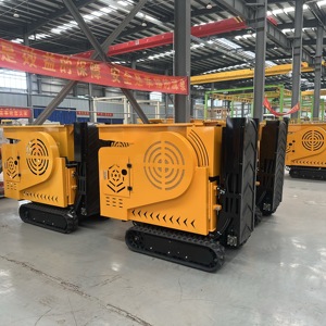 China Rail Precio bajo Roca y construcción Residuos Grava Mandíbula Mini Trituradora Goma Rastreado Grava Trituradora Uso para África - Product Image 6