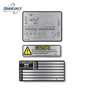 Étiquettes personnalisées en aluminium, plaque nominative pour machine métallique - Product Image 4