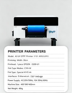 XTEK-A3 UV DTF <b>Printer</b> & UV Crystal Label <b>Printer</b> Multi-Functional Application For Tickers Glow-in-the-dark TPU Faux-embroidery - Product Image 4