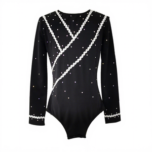 Combinaison de patinage artistique LIUHUO pour costumes de gymnastique, tenue de danse pour garçons, combinaison de patinage rythmique - Product Image 1