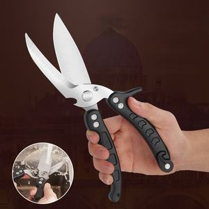 Nouvelles ciseaux à os de poulet multifonctionnels détachables en acier inoxydable robuste 4 pouces, compatibles lave-vaisselle, pour la maison - Product Image 2