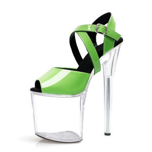 Sandalias de Tacón Alto de 20 cm para Club Nocturno, Estilo Europeo y Americano, Modelo de <span class=keywords><strong>Pasarela</strong></span>, Zapatos para Pole Dance, Striptease, Eróticas - Product Image 4