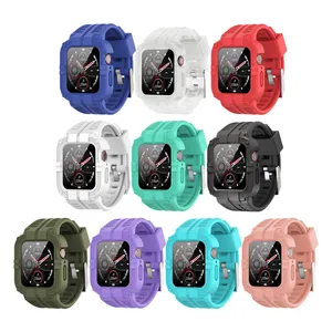 Adepoy A-T12สายนาฬิกา Apple Watch 5 6 7,เคสปกป้องสายรัดข้อมือทำจากคาร์บอนไฟเบอร์สามารถเปลี่ยนทดแทนได้ตามต้องการ