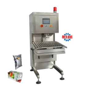 Máquina automática de enchimento de sacos e caixas para processamento de suco de frutas e ketchup 5L, pasta de tomate e manga