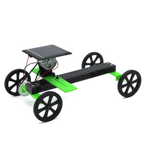 Kit de coche solar para niños de 7 a 9 años, juguete educativo de ciencia, energía solar, forma geométrica de plástico, control manual - Product Image 4