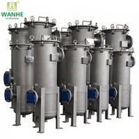 Filtration d'eau pour raffineries, pétrochimie, engrais et cycles chimiques - Panier filtrant et cuve de filtration en acier inoxydable