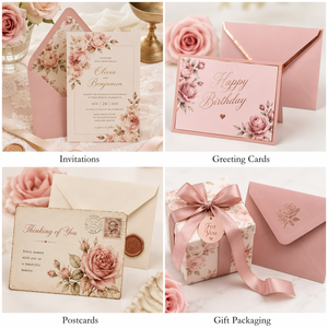 Juego de Sobres de Lujo Personalizados con Sello de Cera y Cinta para Invitaciones de Boda, Tarjetas de Felicitación y Admisión a Eventos - Product Image 4