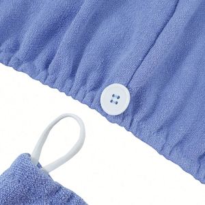Serviette turban en microfibre super absorbante pour femme, séchage rapide, avec logo personnalisé - Product Image 4