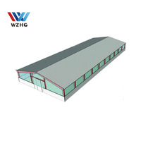 Construction rapide personnalisée Bâtiments préfabriqués à structure en acier Hangar préfabriqué pour vaches, chevaux et moutons Granges pour poulaillers