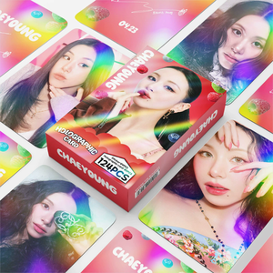 การ์ดรูปเคป๊อป <span class=keywords><strong>CHAEYOUNG</strong></span> แบบเลเซอร์ 124 ชิ้น/กล่อง การ์ดโลโม่ การ์ดรูปภาพ - Product Image 1