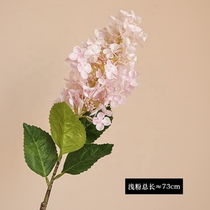 5 têtes 3D fleurs artificielles real touch hortensia buissons à vendre - Product Image 2
