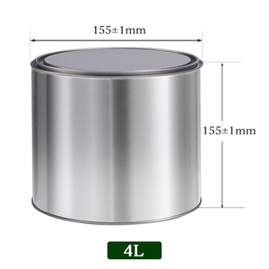 <span class=keywords><strong>Bidon</strong></span> métallique cylindrique imprimé FURUN 4L, fermetures hermétiques sécurisées pour huiles moteur et lubrifiants, approvisionnement en bidons pour exportation en vrac - Product Image 2