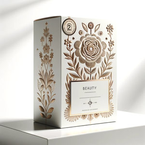 Customized Unique <b>Paper</b> <b>Box</b> With Embroidery Combined Cosmetic Gift <b>Box</b> - Product Image 2