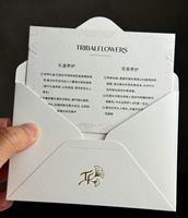 Cartes de remerciement personnalisées de luxe avec logo estampé à chaud et impression UV pour parfums de marque, exposition de Noël