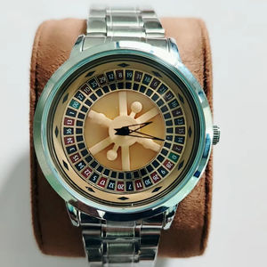 Montres pour hommes avec cadran rotatif de <span class=keywords><strong>roulette</strong></span> russe d'origine, étanches, montres de <span class=keywords><strong>table</strong></span> de <span class=keywords><strong>roulette</strong></span> pour hommes, montres de sport de <span class=keywords><strong>roulette</strong></span> - Product Image 5