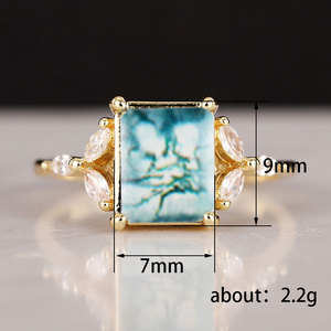 Anello Vintage con Zircone a Marquise per Donne, Gioiello Creativo e alla Moda - Product Image 4