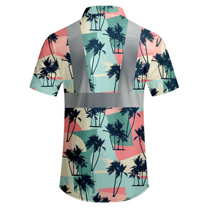 <span class=keywords><strong>Hi</strong></span> Vis Clase 2 Construcción Ropa personalizada Camisas de manga corta reflectantes de seguridad Camisas de playa hawaianas personalizadas en cualquier color - Product Image 6