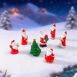 Micro Paesaggio: Bambole della Serie Babbo Natale Carine, Decorazioni Fai-da-te per Paesaggi Innevati, Accessori da Appendere, Piccoli Ornamenti - Product Image 2