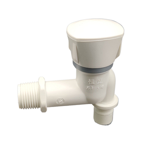2026 New Coming Wholesale Prices White Color Durable DN15 Plastic Faucets PP Water Taps - Product Image 1