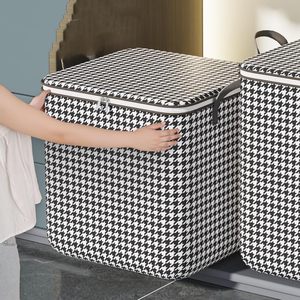 Household Modern Luxury Large Capacity Foldable Dustproof Multifunctional Clothing <b>Storage</b> Bag Strong Fabric Customized Color - Product Image 3