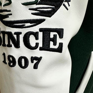 Chaqueta Casual de Invierno Personalizada para Hombre, Chaqueta Bomber de Béisbol de Cuero de Primera Calidad, Estilo Urbano - Product Image 5