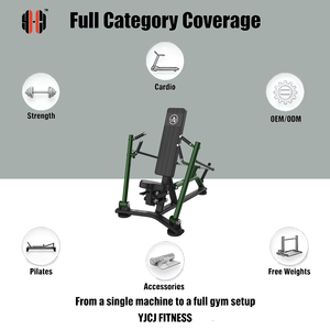 <span class=keywords><strong>Prensa</strong></span> de Brazos Independiente de Acero con Respaldo Ajustable y Base <span class=keywords><strong>Abierta</strong></span> para Carga, Equipo de Gimnasio Comercial para Pecho, Seguro - Product Image 3