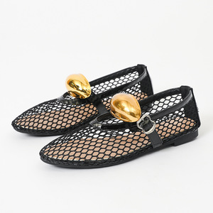 Scarpe Singole Europee e Americane del Sud-Est Asiatico e Russe, <span class=keywords><strong>Calzature</strong></span> <span class=keywords><strong>da</strong></span> <span class=keywords><strong>Donna</strong></span> Traspiranti in Rete, Taglie Grandi - Product Image 4