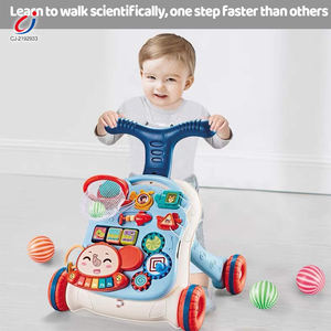 Marchette multifonctionnelle d'apprentissage pour bébé 2 en 1, éducation précoce de haute qualité, poussette pour bébé, <span class=keywords><strong>centre</strong></span> d'activité en <span class=keywords><strong>voiture</strong></span> - Product Image 2