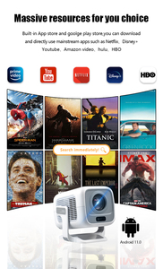 Tossedar Z30 <span class=keywords><strong>2025</strong></span> Mô hình siêu HD Máy tính bảng P30 chiếu 200 ANSI Lumens 4k đám cưới Laser vẽ cho trẻ em hy450 4k phim chiếu - Product Image 3