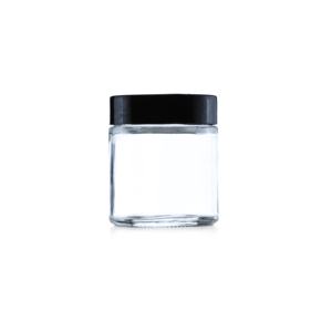 Bocal en verre à couvercle rond de sécurité de 90ml 3.04oz sur mesure pour les aliments et les soins de la peau Bouteilles en verre de haute qualité pour l'emballage - Product Image 1